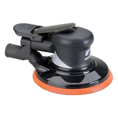 Dynabrade Air Orbital Sander, 6 in Disc Dia, Palm 56863