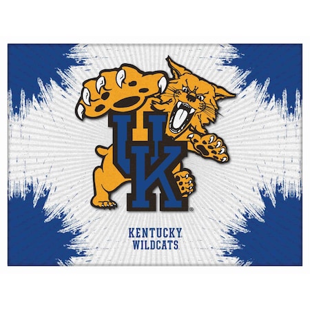 Holland Bar Stool Co University of Kentucky (Cat) Logo 24"x32" Canvas Wall Art LCnvs2432UKYCat