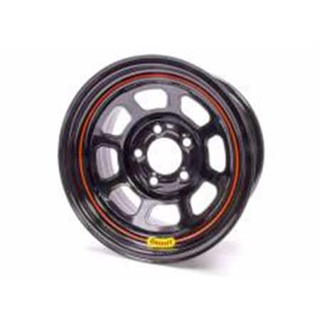 Bassett 50S53 15 x 10 in. Spun Wheel, Black BAS50S53