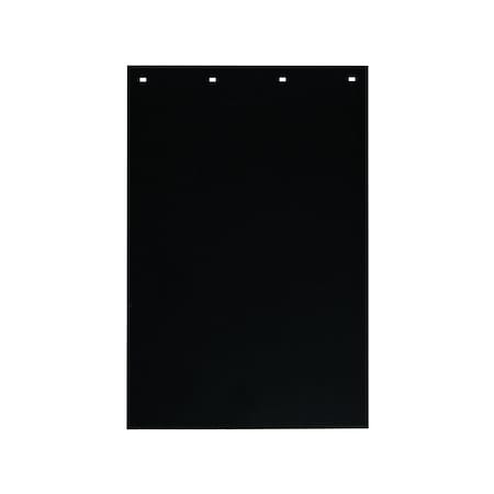 Buyers Products Mudflaps, 36 in X 24 in, Composite, Black, 1 PR BSGS2436PKGD