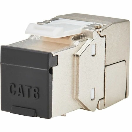 Eaton Tripp Lite Series Cat8 STP Shielded Tool-Free Keystone Jack, 568A/568B, TAA N238-SHC8-TF-1