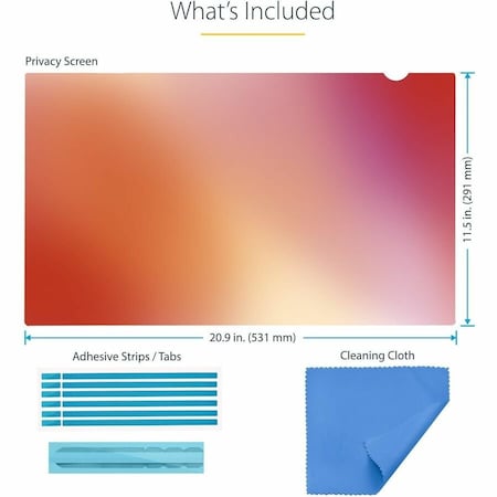 Startech.Com 24IN 16:9 GOLD MONITOR PRIVACY SCREEN, REVERSIBLE FILTER W/ENHANCED PRIVACY, COMPUTER 2469G-PRIVACY-SCREEN
