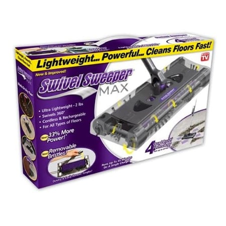 Ontel Products Max Cordless Swivel Sweeper SWSMAX