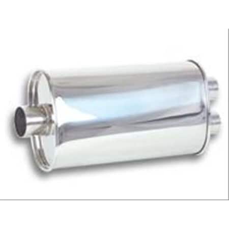 Superjock 1111 Stainless Steel Case Exhaust Muffler - 3 In. SU783002