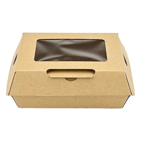 Ready Fresh Carry-Out Food Container, Kraft, PK300 RF-TGWM