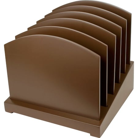 Victor Incline File, Brown, Brown, 9.5" W, 8.8" H, 9.6" D B8601