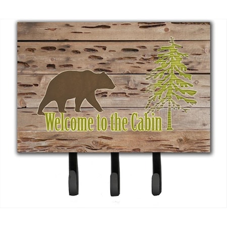 Carolines Treasures Welcome To The Cabin Leash Or Key Holder SB3081TH68