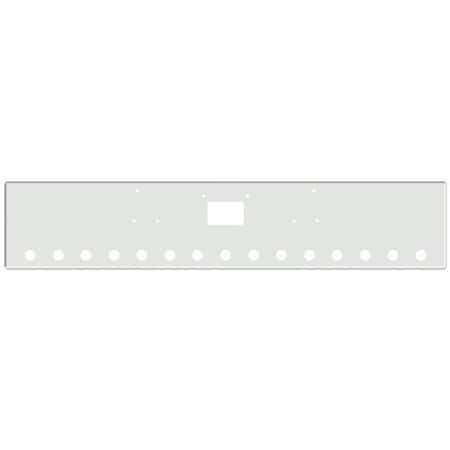 Replacement For Peterbilt 378 Sfa Year 2003 18 In Stainless Steel Boxed End Bumper 11 Gauge Wtow 15