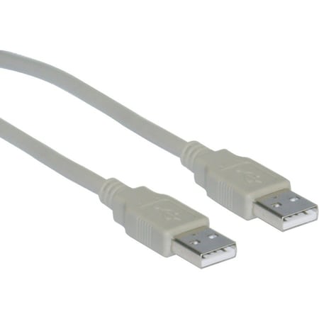 Cable Wholesale USB 2.0 Type A Male to Type A Male Cable, 10 foot 10U2-02110