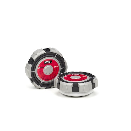 Msa Safety Filter, Advantage P100 Filters with Splash Guard, Magenta, PK2 10146939