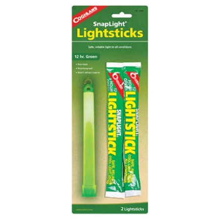 Coghlans 9202 Green Lightstick, 2PK 142653