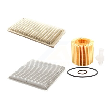 Pur 1x Air + 1x Cabin + 1x Engine Cartridge Oil Filter 3 Total Kit For Toyota Sienna LE CE KFM-100474