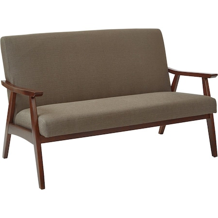 Ave 6 Davis Loveseat, Klein, Otter Fabric, 29" x 32" DVS52-K12