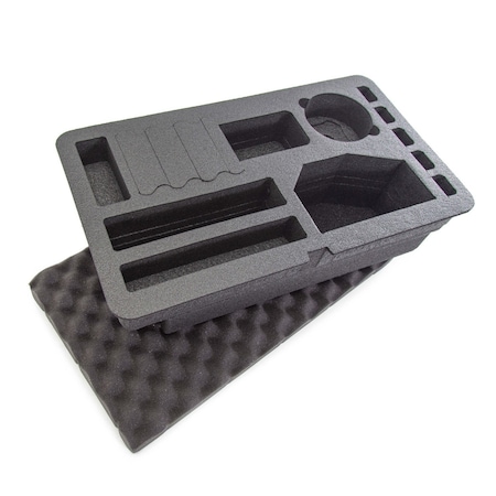 Nanuk 935 Case Customized Foam Insert for Blackmagic Camera 4K, 6K and 6K Pro 1-935-21257