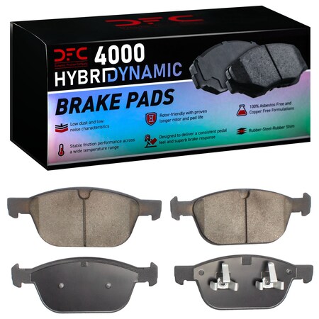 Dynamic Friction Co DFC 4000 HybriDynamic Brake Pads 4000-1412-00
