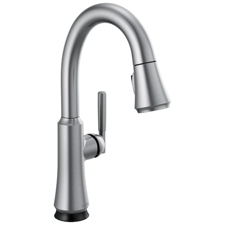 Delta Coranto Touch2O Bar / Prep Faucet With Touchless Technology In Arctic Stainless 9979TL-AR-DST