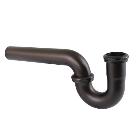 Kingston Brass 1-1/4, or 1-1/2 x 1-1/2 in. P-Trap without Flange, 13-1/16 in. Length, 18 Gauge, Oil Rubbed Bronze CC1245