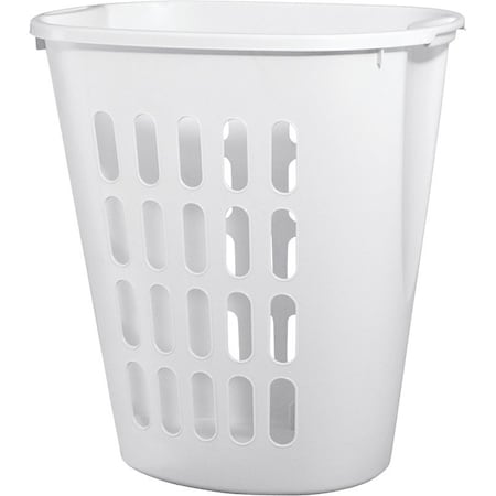 Sterilite Open Laundry Hamper, 2.3 bu Capacity, White, 14-3/8 in W, 21-7/8 in H, 21 in D 12568006