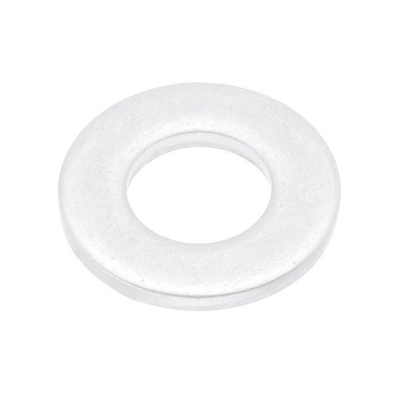 Zoro Select Flat Washer, For Screw Size #8 , PTFE Not Applicable Finish, 25 PK WASB#8NPTFE