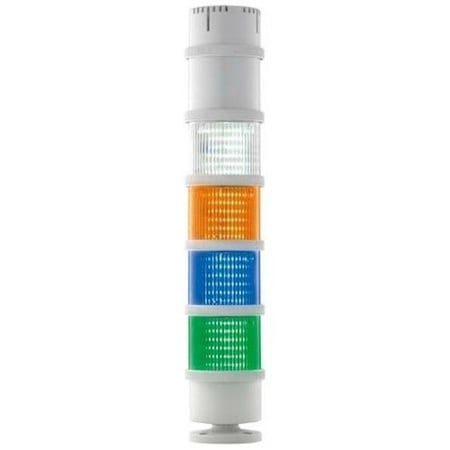 Edwards Signaling Tower Light Module, 120V AC, Blue, 70 mm Dia., 3 1/8 in Height, LED, 270BC Series 270LEDSB120A