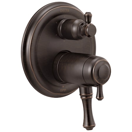 Delta 2-Handle Tempassure 17T Series Valve Trim W/ 6-Setting Diverter T27T997-RB