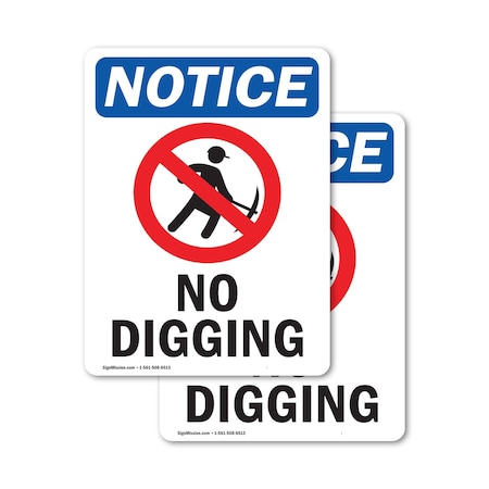 Signmission Safety Culture Sign, 5 in Width, Vinyl Decal, Rectangle OS-2PACK-NS-D-57-V-14479