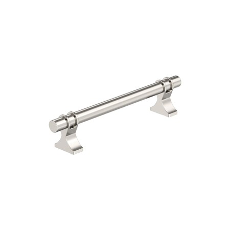 Amerock Davenport 5-1/16 inch 128mm Center-to-Center Polished Nickel Cabinet Pull BP36606PN