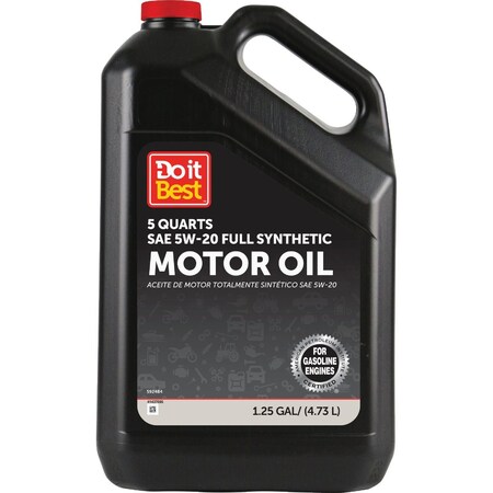 Do It Best 5 Qt. 5W-20 Full Synthetic Oil DB52S5Q
