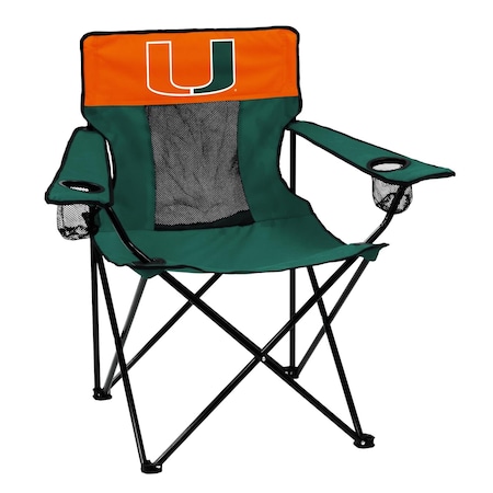 Logo Brands Elite Green Miami Folding Chair 169-12E