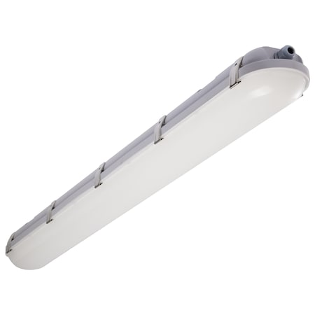 Nuvo 40/50/60W LED 4 Foot Linear Vapor Proof Fixture, 3K/4K/5K CCT Selectable, 120-347V 65/837