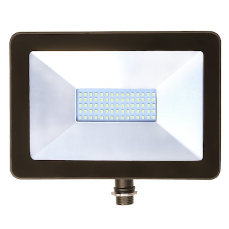 Factory 2U Lighting LED Flood Light 50w, 5000lm, 5000K, Knuckle Mount, 110-130V AC, Bronze 803819
