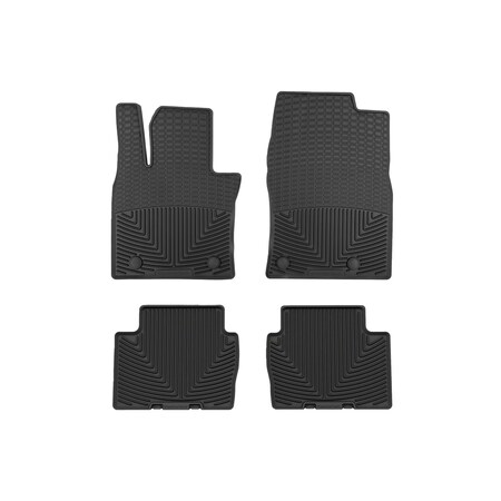 Weathertech Black, Front and Rear All Weather Floor Mats W382-W618