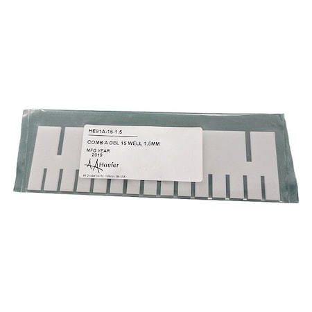 Hoefer Comb, Plastic HE91A-15-1.5