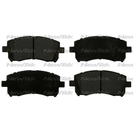 Newtek Automotive Usa Newtek Velocity Plus Economy Semi-Metallic w/Shim Disc Pads SMD721