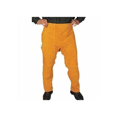 Best Welds Chap, 40 in L, Leather, Golden Brown 902-Q-13