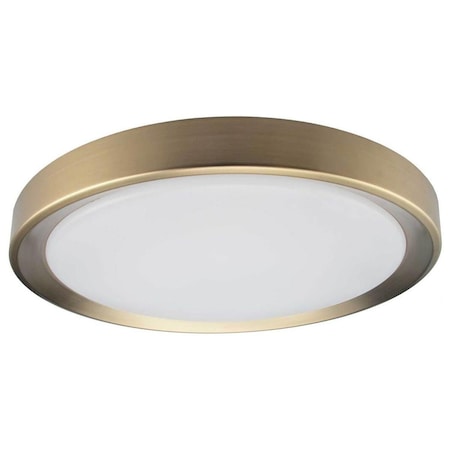 Star Brite 24W Flush Mount, Aged Brass with White Diffuser - 2 x 11.75 x 11.75 in. ST3452517