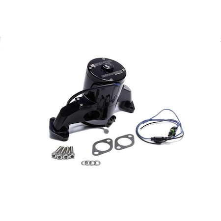 Powerplay WP100SHD Big Block Chevy Billet HD Electric Water Pump - Black PO3617335