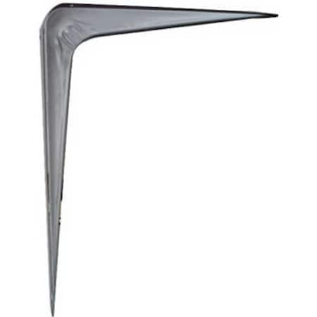 National N172-619 12 x 14 in. Steel Shelf Bracket- Gray 592840