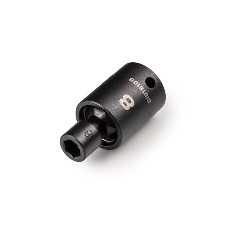 Tekton 3/8 in Drive Impact Universal Joint Socket 8 mm, Metric SID18108