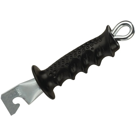 Dare Products Old Ironsides 4-1/2'' Spring Black Rubber Electric Fence Gate Handle 1793