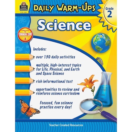 Teacher Created Resources Daily Warm-Ups Science Book, Grade 2 3967