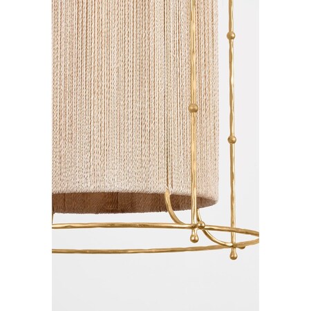 Hudson Valley Lighting Jones Point 20 in. Lantern in Vintage Gold Leaf 8020-VGL