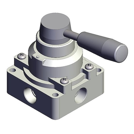 Smc Hand Valve, Closed, VH, Three-Position VH300-03