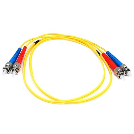 Monoprice Fiber Optic Patch Cord, ST/ST, 1m, Single 6845