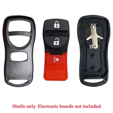 Aks Keys 2002 - 2014 Nissan Remote Shell 3B Fits for Fcc# KBRASTU15 RS-NISSAN-20