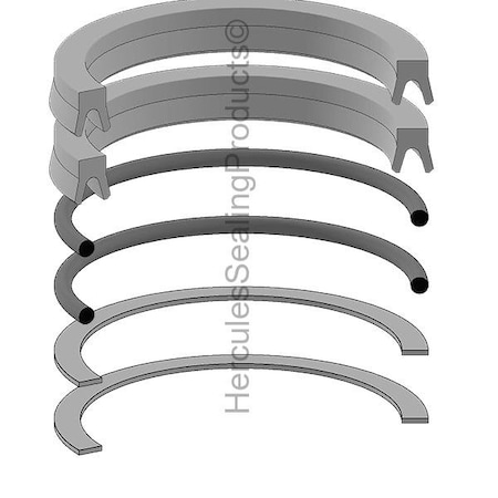 Ortman Aftermarket Parts ORT-TS603511000, 6 Piston Kit, TELESCOPIC KITS ORT-TS603511000