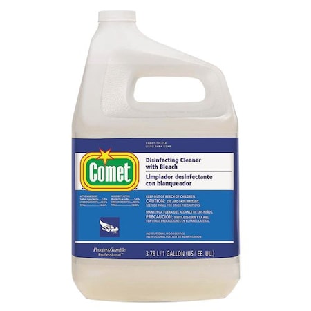 Comet Comet Pro Disinfecting Cleaner Multi Purpose RTU Refill w/ Bleach 1 Gallon 24651
