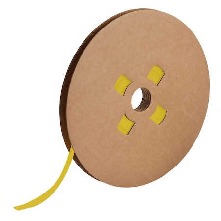 Brady PermaSleeve Heat Shrink Wire, Cable Continuous Labels for 3in Core Printers, 3/4in Dia Yellow Bulk PS-C-750-YL-J