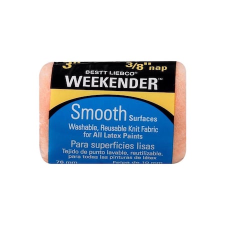 Bestt Liebco Weekender Knit 3 in. W X 3/8 in. Paint Roller Cover 507038300