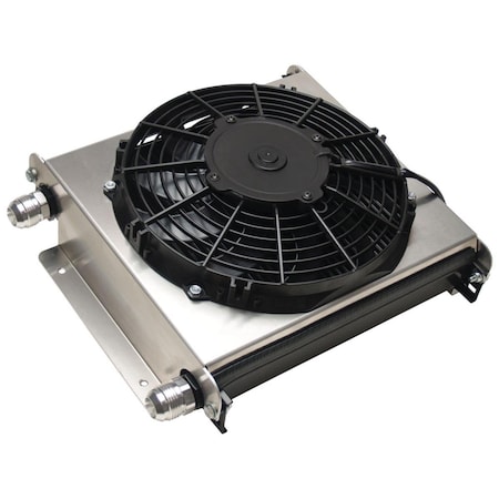 Powerhouse 15876 -12 AN Remote Oil Cooler with Fan PO3070189